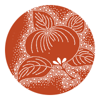 葉も実も使う珍しい文様「橘」|tachibana
