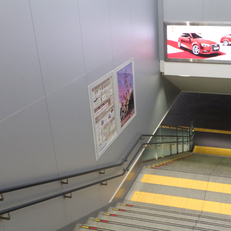 駅での使用例（JR広島駅）