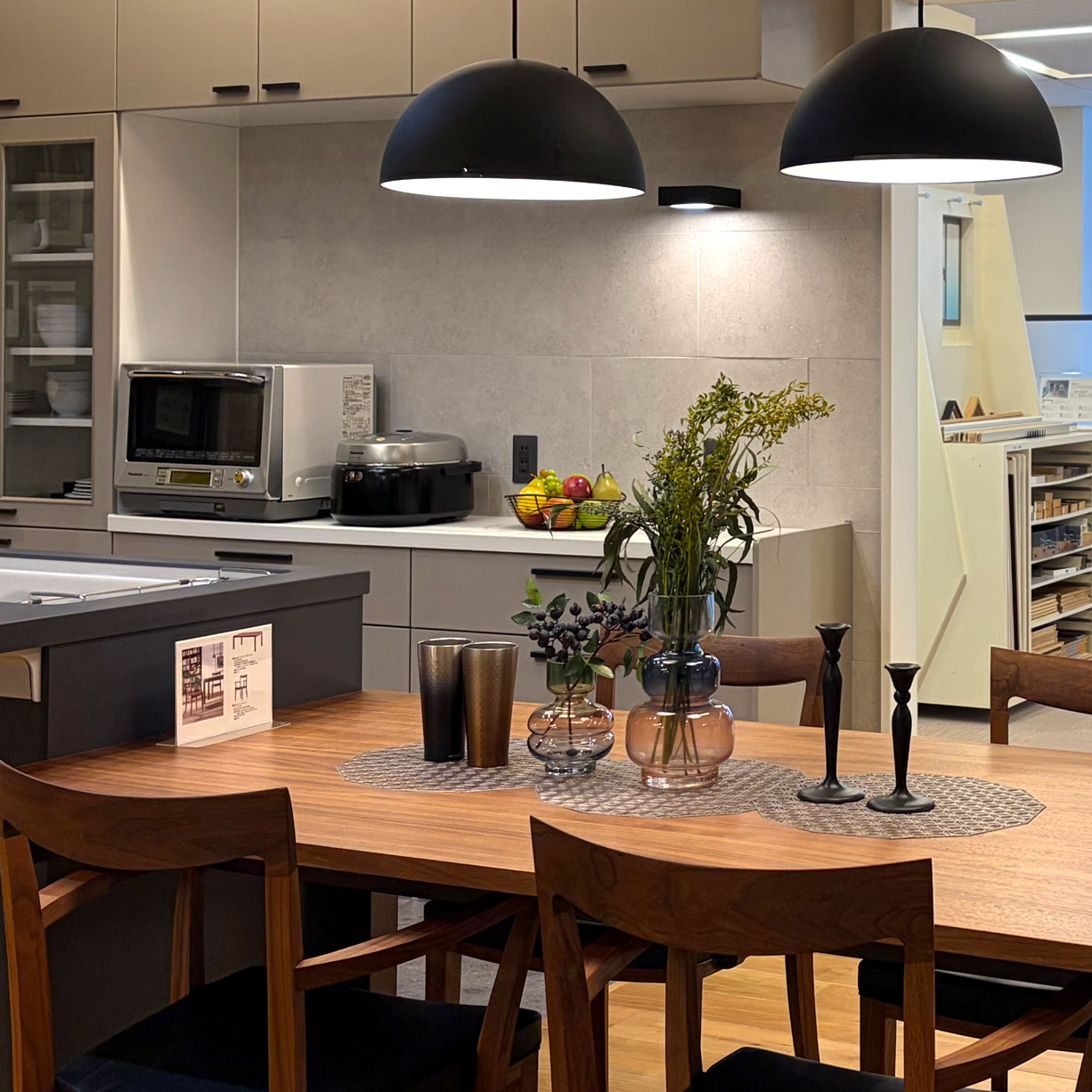 大手住宅メーカー、LDK展示ブース